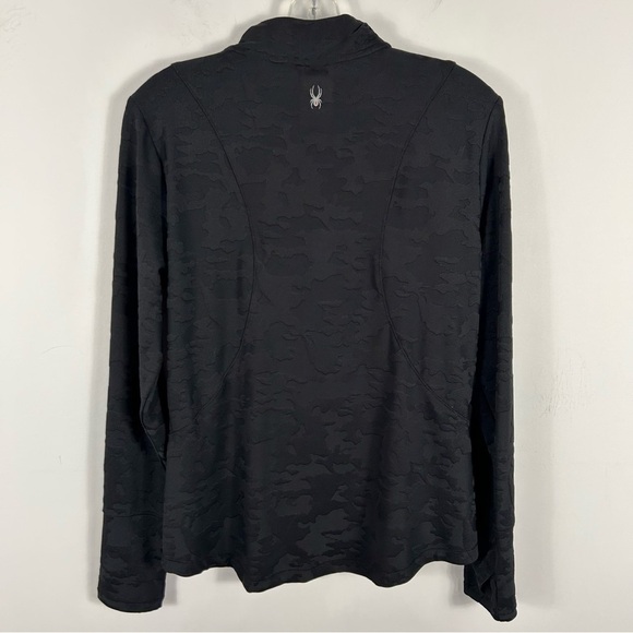 ❤️ SPYDER Black Camouflage Long Sleeve Pullover L - Picture 3 of 8